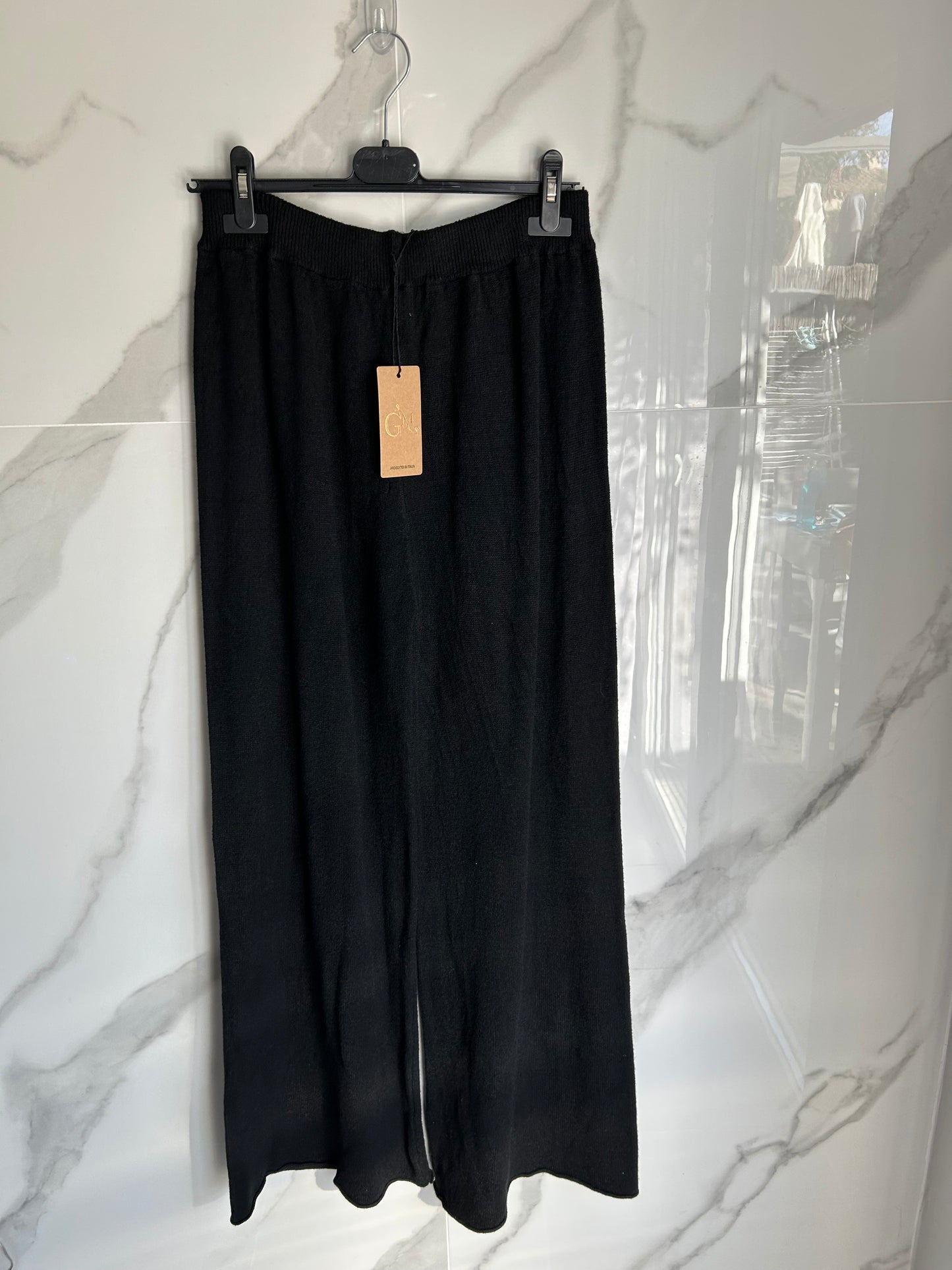 Ensemble pull oversize & pantalon large – Noir