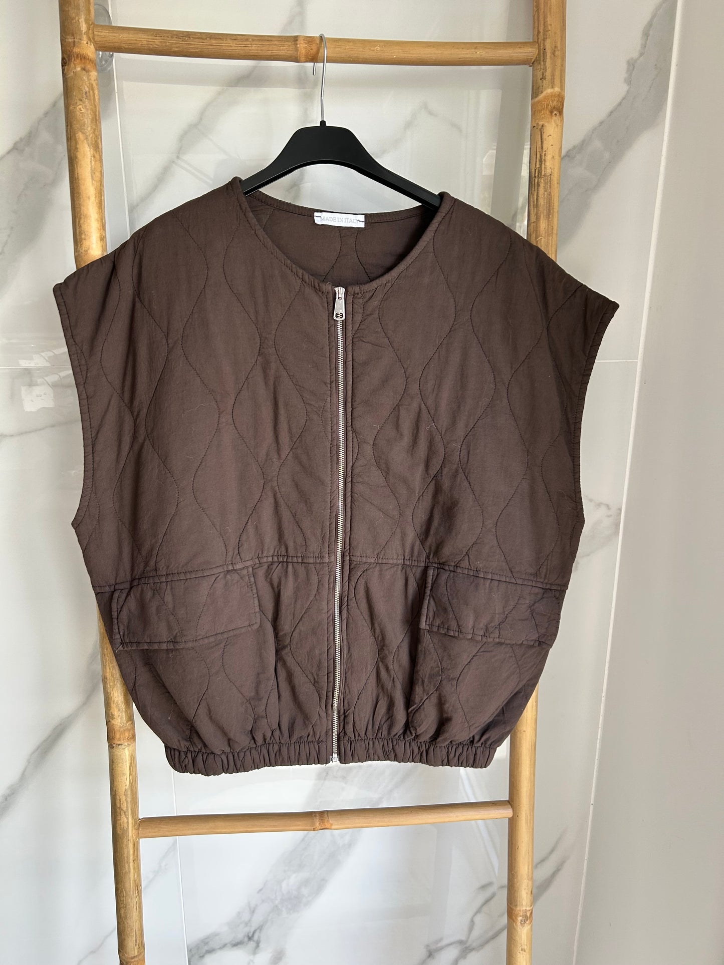 Gilet sans manches « marron »