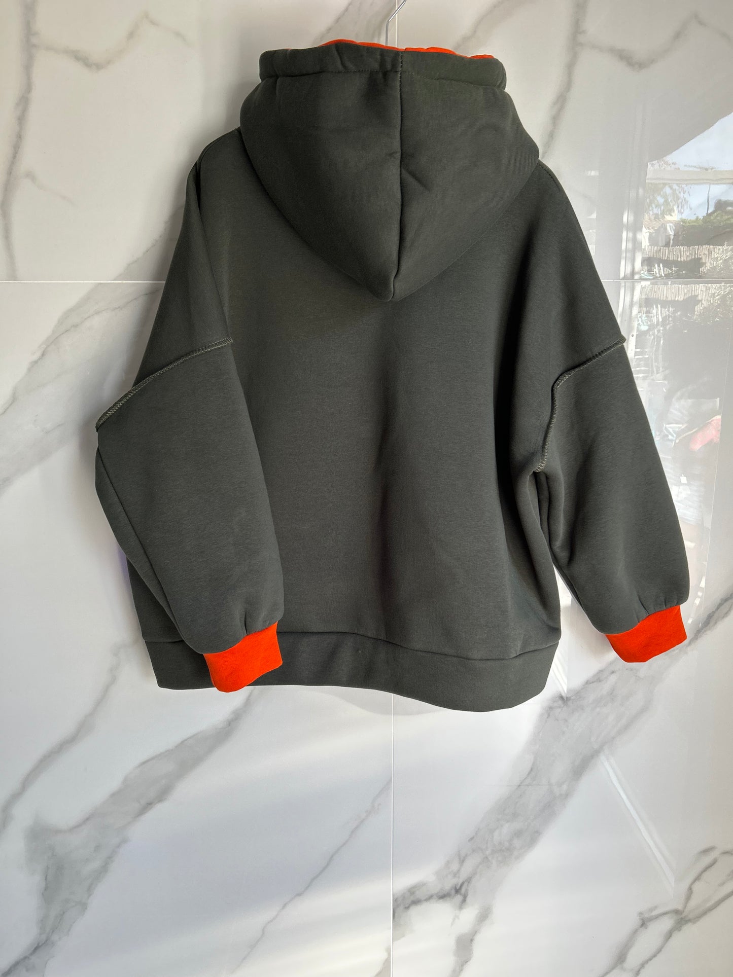 Sweat à capuche oversize Rock