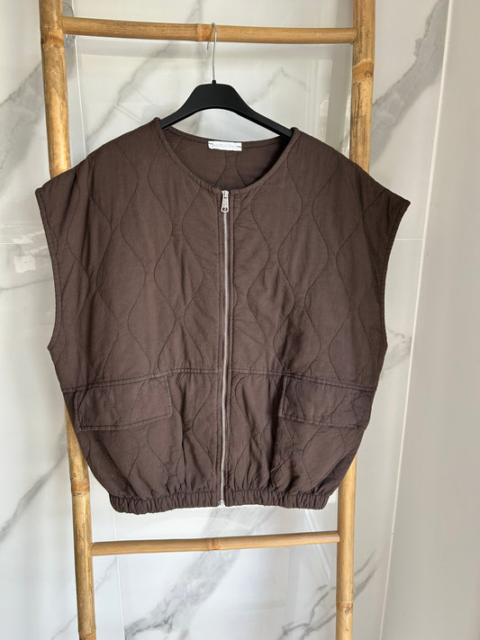 Gilet sans manches « marron »